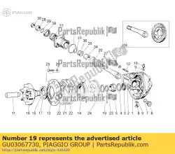 Here you can order the screw m8x25 from Piaggio Group, with part number GU03067730: