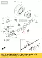 41080Y009, Kawasaki, 01 disco, freno kawasaki  700 2019 2020 2021, Nuevo