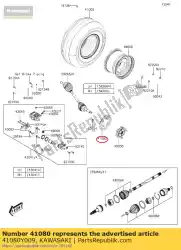 Aquí puede pedir 01 disco, freno de Kawasaki , con el número de pieza 41080Y009: