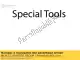 Crankshaft gear locking tool Piaggio Group 863672