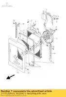 1777122H10, Suzuki, schild, radiator suzuki vlr intruder c1800 r ru2 touring rt vlr1800r c1800r vlr1800 1800 , Nieuw