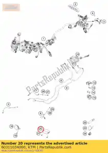 ktm 60311034000 voltage regulator - Bottom side