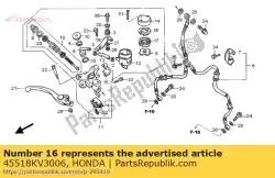 Aqui você pode pedir o placa, diafragma em Honda , com o número da peça 45518KV3006: