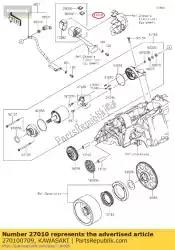 Aquí puede pedir interruptor térmico magnético de Kawasaki , con el número de pieza 270100709: