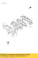 3415705H20, Suzuki, decoratie ring suzuki an 400 2007 2008 2009 2010 2011, Nieuw