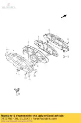 Here you can order the decoration ring from Suzuki, with part number 3415705H20: