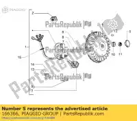 166366, Piaggio Group, wtyczka vespa px vespa px zapm74100, zapm74101 zapm74200, zapm743d 125 150 200 1985 1992 2007 2008 2011 2016 2017 2018, Nowy