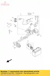 Aquí puede pedir interruptor principal kit inmovilizador de Yamaha , con el número de pieza 2DMWH2500100: