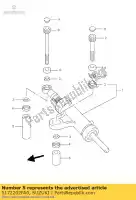 5172202FA0, Suzuki, espaciador, dirección suzuki tl 1000 1998 1999 2000 2001 2002, Nuevo