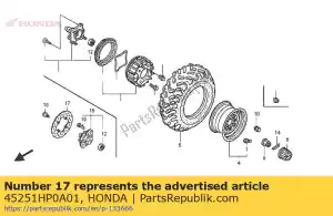 Honda 45251HP0A01 dysk, fr. hamulec - Dół