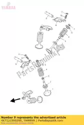 Here you can order the shaft, rocker 2 from Yamaha, with part number 4X7121560200: