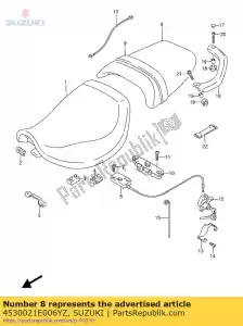 Suzuki 4530021E006YZ assy assy, ??comprimido. - Lado inferior