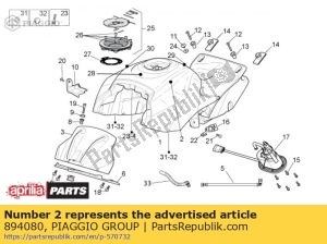 aprilia 894080 kraftstofftank aufkleber 