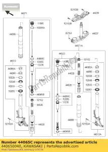 kawasaki 440650040 tuleja-przedni widelec zx1000jbf - Dół