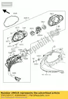 250150017, Kawasaki, tachometer,x1000r/min kawasaki ninja r ex250 k 250r 250 , New