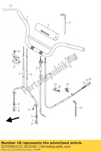 Suzuki 0155006123 boulon - La partie au fond