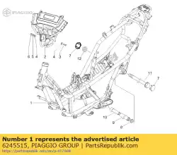 Ici, vous pouvez commander le cadre nexus auprès de Piaggio Group , avec le numéro de pièce 6245515: