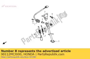 Honda 90112MCJ000 perno, soporte lateral p - Lado inferior