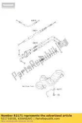 Qui puoi ordinare morsetto, cavo zx636-b1h da Kawasaki , con numero parte 921710038: