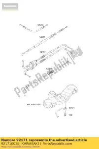 kawasaki 921710038 morsetto, cavo zx636-b1h - Il fondo