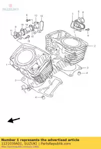 suzuki 1121039A01 cylinder,front - Bottom side