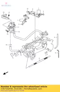 suzuki 1367102F00 acortar - Lado inferior