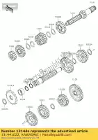 131441022, Kawasaki, pignon, moteur, 14t kawasaki kx  w b a r l d g c t e n monster energy j 85 ii kx80 kx100 sw lw kx85 kx65 big wheel kx85ii 80 65 100 , Nouveau