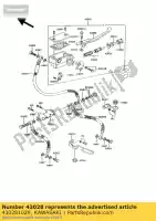 430281029, Kawasaki, membraan, master cyli z750-r1 kawasaki gpz gt ltd vn z zn zx 305 400 450 550 750 1100 1300 1985 1986 1987 1988 1989 1991 1993 1994, Nieuw