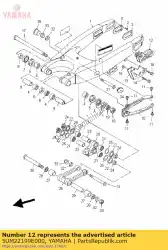 Qui puoi ordinare supporto, catena da Yamaha , con numero parte 5UM22199E000: