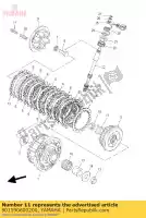 901590600200, Yamaha, schroef, met ring yamaha fz yzf r 600 1999 2000 2001 2002 2003 2004 2005 2006 2007 2008 2009, Nieuw