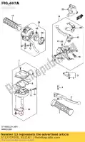 5712707G00, Suzuki, parafuso suzuki lt z400 quadsport a400 eiger 4x2 a400f 4x4 a500f vinsion f250 ozark z250 vinson a700x kingquad r450 quadracer a450x limited a750x axi a450xz a500xpz a750xz a750xpz r450z z400z asi z250z a400fz a400z a500xz f400fz fsi a750xpvzv a750xvz f400f a500x a, Novo