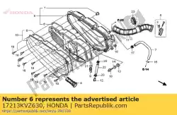 Here you can order the seal,air/c case from Honda, with part number 17213KVZ630: