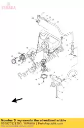 Tutaj możesz zamówić ? Ruba z podk? Adk? Od Yamaha , z numerem części 976070521200: