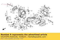 Aqui você pode pedir o veneziana, l. Capota lateral * pb3 em Honda , com o número da peça 64295MCA000ZB: