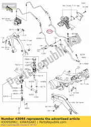 Tutaj możesz zamówić 01 w??-hamulec,rr m/cyl.-abs od Kawasaki , z numerem części 430950961: