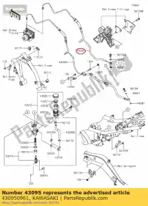 kawasaki 430950961 01 w??-hamulec,rr m/cyl.-abs - Dół