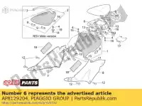 AP8129204, Piaggio Group, base de la cubierta del sillín aprilia rsv sp 1000, Nuevo