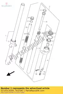 suzuki 5110313G00 damper assy, ??fro - Il fondo