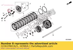 Ici, vous pouvez commander le ensemble d'assiettes auprès de Honda , avec le numéro de pièce 22361MKCA21: