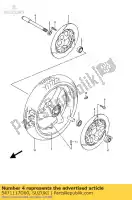 5471117D00, Suzuki, essieu avant suzuki gsx r 750 1100 1990 1991 1992 1993 1994 1995 1996 1997 1998, Nouveau