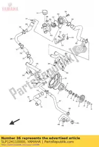 yamaha 5LP124110000 thermostat - Bottom side