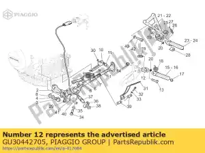 Piaggio Group GU30442705 manutenção - Lado inferior