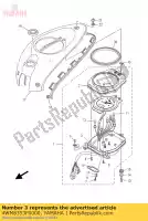 4WM8353F0000, Yamaha, boîtier, mètre plus bas yamaha xv xva wildstar 1600, Nouveau