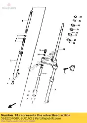 Here you can order the race,steering o from Suzuki, with part number 5162204000: