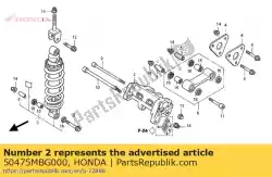 Here you can order the no description available at the moment from Honda, with part number 50475MBG000: