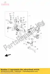 Ici, vous pouvez commander le levier 2 auprès de Yamaha , avec le numéro de pièce 3GH839221000: