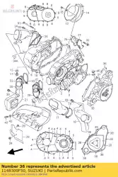 Qui puoi ordinare guarnizione, magneto da Suzuki , con numero parte 1148309F50: