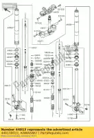 440130022, Kawasaki, forcella-tubo interna, sinistra zx636-c1h kawasaki zx 600 2005 2006, Nuovo