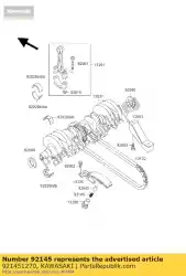 veer zr750-f1 van Kawasaki, met onderdeel nummer 921451270, bestel je hier online: