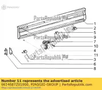 6614687Z01000, Piaggio Group, buffer ape zapt10000 zapt10000, atd1t, atd2t 422 1997 1998 1999 2000 2001 2002 2003 2004 2005 2006 2007 2008 2009 2010 2011 2012 2013 2014 2015 2016 2017 2018 2019 2020 2021 2022, Nieuw